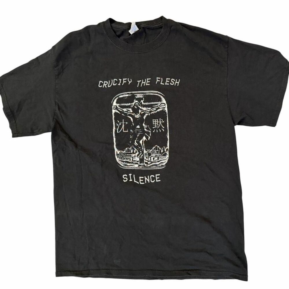 Port & Company black graphic tshirt